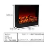 Insertar de chimenea personalizado, chimenea de estilo europeo, llama simulada electrónica, chimenea eléctrica de estilo americano, calentador empotrado decorativo para el hogar