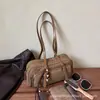 Bolsa de Boliche Versátil de Alta Qualidade Estilo Coreano Transfronteiriça 2026 Tendência da Moda Feminina Bolsa de Ombro Único para o Dia a Dia Bolsa Casual de Inverno de Axila