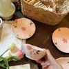 Juego de Bol y Plato de Cerámica de Lujo Ligero de Gama Alta para Uso Doméstico, Nuevo Modelo 2026, Vajilla de Alto Valor Estético, Bol para Sopa, Bol para Fideos