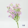 Buquê de casamento artificial com flores estreladas de Milão, acessórios para pequenas flores silvestres, decoração de mesa de jantar de restaurante ocidental