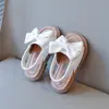 Sandalias para Niña 2025 Verano Nuevo Zapatos de Princesa con Moño para Niña Pequeña Banda Elástica de Moda Elegantes Modernos Zapatos de Playa