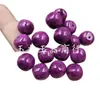 Grão de Madeira de Sugilita Imitação Contas Estilo Antigo Contas Soltas de Jade Imitação Contas Cilindricas Roxas Contas Espaçadoras Cordão Ruyi Contas para Pulseira Colar DIY