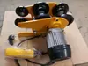 Mini talha elétrica 500kg 1 tonelada carrinho trilho viga I 220v guindaste monotrilho carrinho movimento esquerda e direita