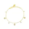 Francia AG/Ai Jiasha Collar de Plata 925 Flor de Trébol de Cuatro Hojas Cadena de Clavícula de Lujo Ligero Francés Colgante de Collar Colorido de Alta Calidad