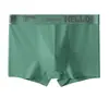 Roupa íntima masculina de algodão puro, cueca boxer respirável para meninos, shorts boxer de cintura média para jovens, shorts de primavera e outono para homens