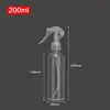 Frasco Spray Transparente 150/500ml PET Tipo Gatilho Pistola de Mouse Borrifador Pequeno Frasco Spray Névoa Fina de Álcool Frasco Vazio Cosmético