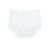 Ropa interior de mujer de comercio exterior transfronterizo, de cintura alta, con borde ondulado y entrepierna de algodón puro, transpirable, levanta glúteos, control ligero de abdomen, tangas sin costuras para mujer