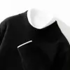 Suéter unissex 100% lã transfronteiriço, gola alta discreta, pulôver liso, suéter base, malha solta casual de negócios para outono e inverno