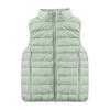 Moda Inverno 2023 Transfronteiriça Novo colete acolchoado feminino casual com gola alta jaqueta de plumas de pato branco 90