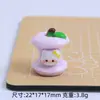 Tridimensional Multicor Gato Caroço de Maçã Artesanal DIY Cola de Creme Resina Pequenos Acessórios Furo Fivela de Sapato Material para Joias Pacote