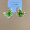 Isla Vacacional ~ Pendientes de Flor Tejidos a Mano Estilo Vacacional para Mujer, Pendientes Grandes Exagerados Únicos con Atmósfera Marina