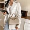 Bolsa de padrão de pedra de design de nicho francês para mulheres outono e inverno 2021 nova bolsa de textura vintage moda crossbody bolsa