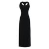 2523-Estilo Europeo y Americano Sexy Sexy Cuello Cuadrado Falda de Cadera 2025 Nuevo Vestido Chaleco para Mujer con Aspecto Adelgazante de Cintura