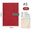 Caderno de negócios transfronteiriço personalizável com impressão de logotipo, fecho, alto valor estético, espessado, caderno de reunião de alta qualidade