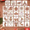 Transfronterizo Original Nuevo Amazon Plantilla de Navidad DIY Plantilla de Copo de Nieve Navideño Versión de Lavado Pintura Frotado Personalización