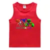 Chaleco de verano para niños 2023, estilo coreano, algodón casual, camiseta básica absorbente de sudor, ropa exterior deportiva de azúcar, camiseta sin mangas para niños