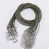 Cadena de suéter coreana de 45 cm, accesorio, cuerda de cera blanca, cadena para el cuello, colgante, cuerda tejida, joyería, collar, cuerda