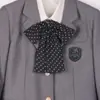 Gravata borboleta com cabo longo e bolinhas, Gola floral elegante estilo faculdade para meninas, Acessórios fofos JK, Gravata de uniforme estudantil, Juvenil e na moda
