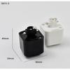 Conector de riel guía de cabezal de riel de 2 cables estándar americano, protección ambiental, ignífugo, accesorios de lámpara de cabezal de riel guía universal japonés de 3 cables