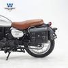 Muscle car Lobo adequado para Qianjiang Yi 500 bolsa lateral retrô caixa de borda lateral modificação impermeável liberação rápida bolsa de capacete Especial