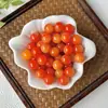 Cuentas Redondas de Ámbar de Tres Flores Naturales, Pulsera de Raíz de Bodhi Cuentas Sueltas, Pulsera de Semillas de Bodhi Premium de Alta Calidad para DIY Venta al por Mayor