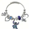 Cadena para Clavícula de Dibujos Animados Europeos y Americanos Punto Transfronterizo Collar de Pareja Ángel Accesorios de Collar con Colgante de Pareja Estilo Hip-Hop Femenino