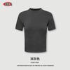 BE Ropa para Mujer 2025 Verano Europeo y Americano Comercio Exterior Milán Hilo Doble Básico Industria Pesada Copo de Nieve Frito Manga Corta Color Sólido Camiseta Mujer