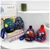 Bolso de Pecho Nuevo Transfronterizo para Niños Bolso Cruzado de Hombro Único para Niños de Jardín de Infancia Mochila Pequeña de Moda con Dibujos Animados de Niño Pequeño Tendencia Genial