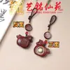 Pingente Ano do Cavalo Arco-Íris Arte Ming Xianyuan Cavalo Criativo do Zodíaco com Bolsa da Sorte Chaveiro Pingente de Bolsa Estilo Casal