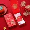 Conjunto de Dinheiro para Casamento e Noivado, Dinheiro para Presente de Cerimônia do Chá, Presente de Casamento com Palavras Felizes, Caixa de Envelope Vermelho de Dez Mil Yuan, Envelope Vermelho de Casamento, Presente de Noivado