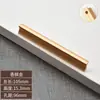 Aleación de Aluminio Negro Sólido y Dorado Gabinete Armario Cajón Manija Minimalista Nórdica Muebles Lineales Espacio Aluminio