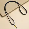 Cuerda Roja Fina Ajustable Tejida a Mano con Cuentas Rojas y Colgante de Jade para Hombres y Mujeres con Hebilla de Seguridad y Cuerda para Colgar de 1.5 mm