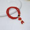 Pulsera de piedra natural de dopamina de 8 mm para hombres y mujeres, pulsera de cuentas de ágata transfronteriza, joyería de cristal versátil para amantes