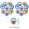 Jingle Cat Pokonyans Tema de Aniversário Decoração Banner Topper de Bolo Bandeira Balão Conjunto