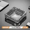 Elegante y lujoso, este cenicero de cristal engrosado es un complemento elegante y de alta gama para tu hogar u oficina.. Su creativo diseño de cristal evita que las cenizas se dispersen, lo que lo hace perfecto para usar en salas de estar y oficinas.