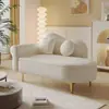 Mejora de apartamento pequeño: sofá otomana de almacenamiento, sillón reclinable estilo europeo, área de espera de tienda de ropa, sofá reposapiés moderno