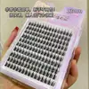 Cílios Postiços Premium Fofos Preguiçosos com 120 Pares de Girassol, Faixa Preta, 10 Fileiras, Grande Capacidade, Cílios Realistas Ultra-Naturais