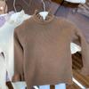[En Stock Prendas de Punto Multicolor para Niñas 2025 Nuevo Otoño e Invierno Nuevo Estilo Niños Niñas Bebés Versátil Suave Cuello con Orejas