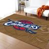Tapete de chão com logotipo da equipe da NBA transfronteiriço sala de estar quarto tapete de mesa namorado presente de aniversário criativo tapete da NBA