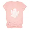 Amazon eBay site independente moda personalizada versátil feminina nova estrela fantasma gola redonda manga curta camiseta para comércio exterior