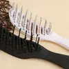 Novo Pente de Cabelo de Ponto do Fabricante Yu Yao, Pente Portátil Leve, Preto e Branco, Pode Ser Personalizado