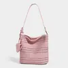 Bolsa Tejida Pura Hecha a Mano de Moda Nueva de Verano 2026 Bolso de Hombro Único de Nicho de Moda Bolso Cruzado de Gama Alta