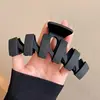 Pinza de Garra de Acrílico Estilo Coreano para Mujer 2025 Nuevo Tamaño Grande para Cabello Grueso, Pinza de Tiburón de Gama Alta para la Parte Posterior de la Cabeza