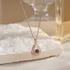 Collar de Proyección con Forma de Gota Transfronterizo 100 Idiomas Te Amo Se Puede Personalizar con Fotos Coloridas como Regalo Romántico para Enamorados
