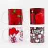 Tazas Cerámicas Creativas Personalizadas por el Fabricante con Logotipo Personalizado, Fotos Impresas, Tazas de Café, Recuerdos Navideños, Porcelana Blanca