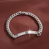 Exquisito y de Alta Gama Pulsera Cubana Estilo Cadena Incrustada con Circonitas para Hombres y Mujeres, Lujo Ligero y Sensación de Alta Gama, Pulsera de Cobre Puro para Mujer