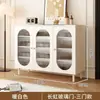 Nuevo zapatero de ratán vintage para uso doméstico, mueble de almacenamiento de pared simple y moderno para la entrada de la sala de estar