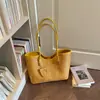 Bolso Tote con Patrón Tejido para Mujer, Nuevo Tendencia Verano 2026, Bolso de Hombro de Lujo Ligero de Alta Gama, Bolso de Gran Capacidad para el Trabajo