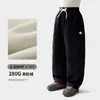 Pantalones Casuales Largos con Forro de Felpa Tutu Elefantito para Niñas Otoño/Invierno 2026 Nuevos Pantalones Curvos Engrosados para Niños Mayores