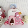Mochila Escolar de Nuevo Estilo de Dibujos Animados Transfronteriza para Niños y Niñas de Jardín de Infancia, Mochila Infantil Linda de Gran Capacidad, Mochila Ligera de Doble Hombro